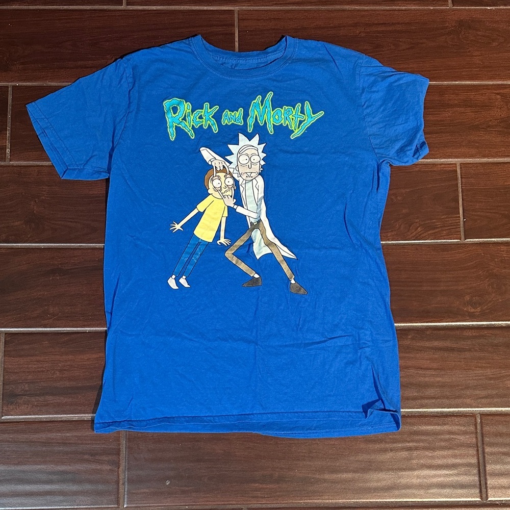 Ripple Junction Blue Rick and Morty Tee